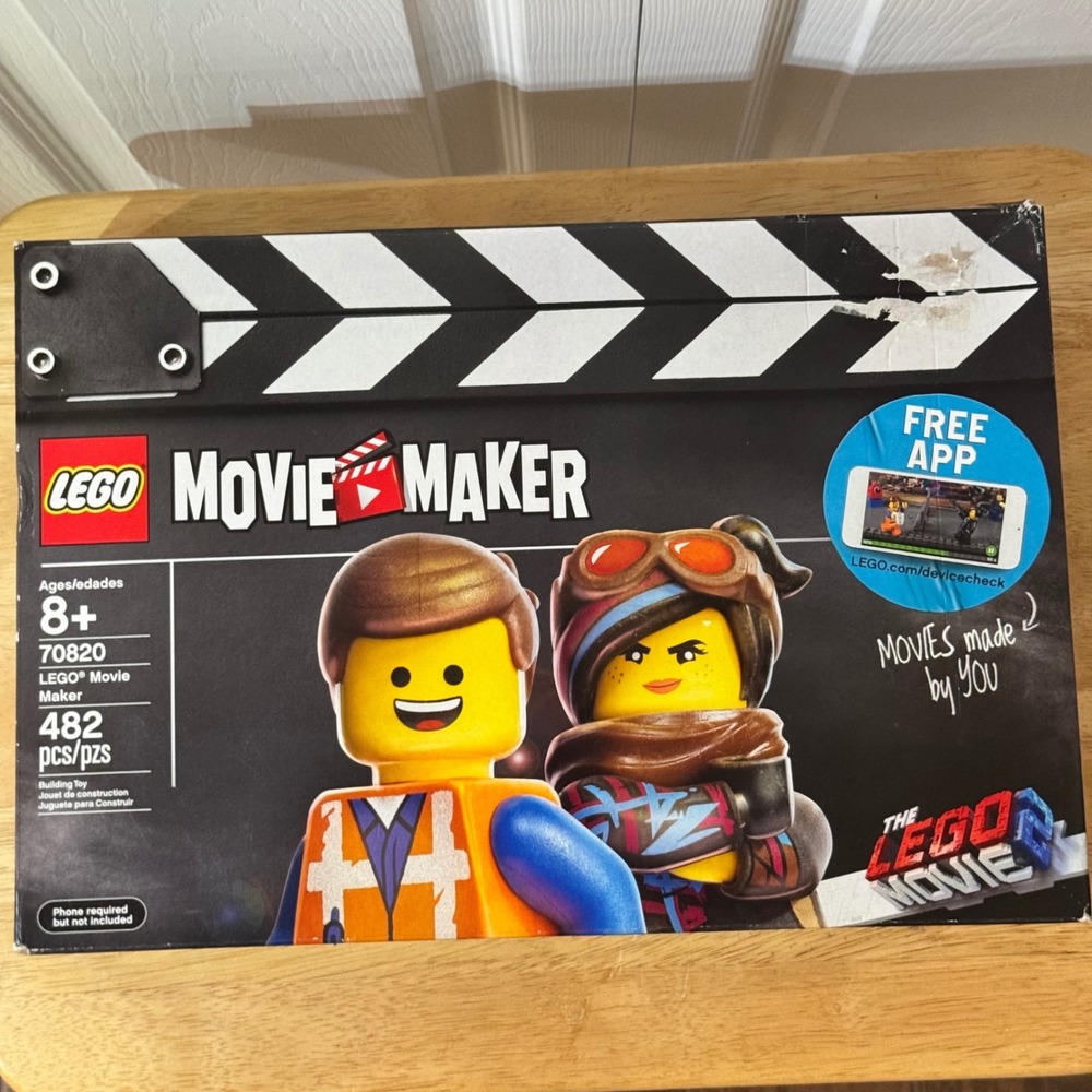 LEGO Movie Movie Maker Set 70820 Building Toy 482 Pcs Emmet Lucy Rex New in Box